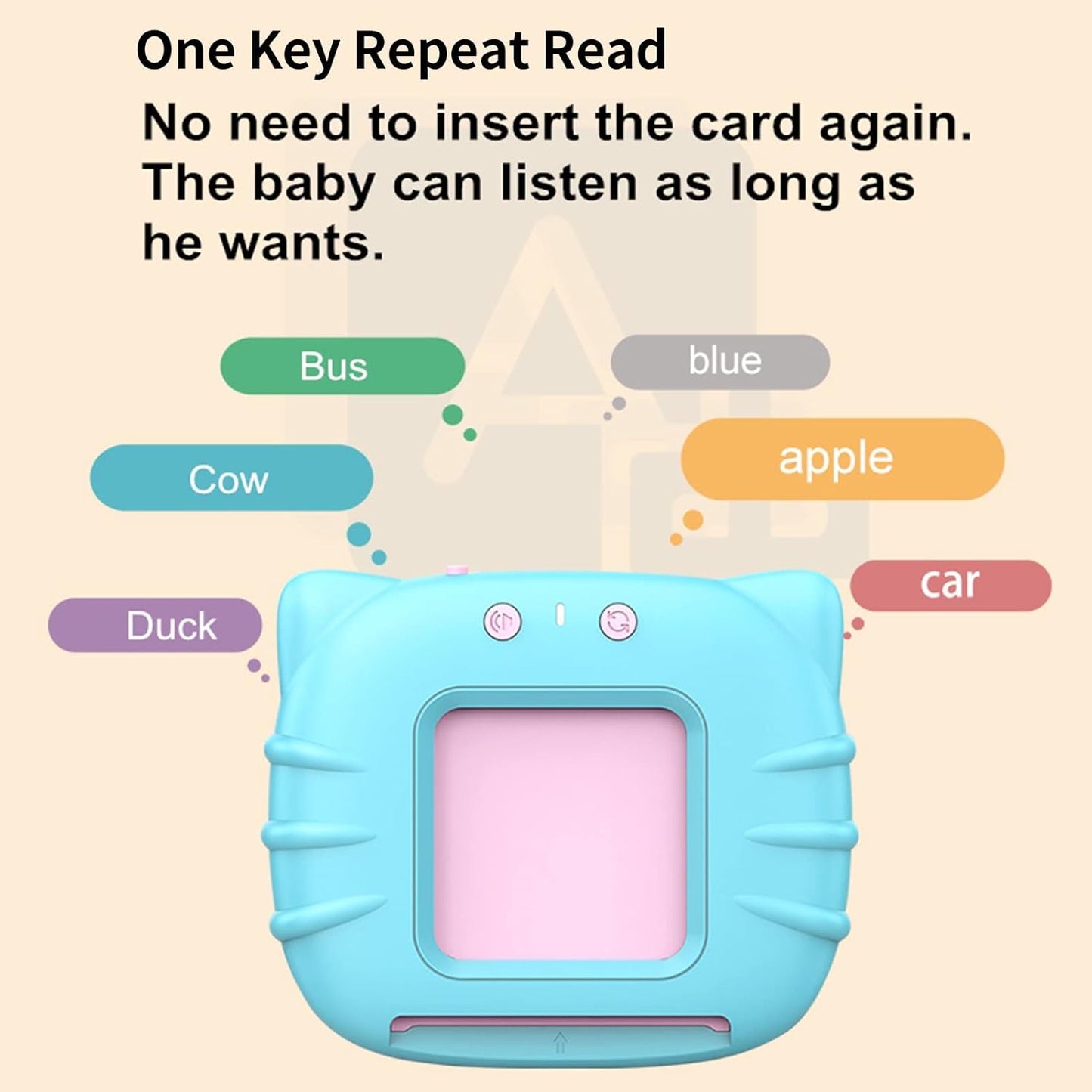 Talking Flash Cards for Toddlers - 224 Sight Words Learning Toy | Interactive Preschool Gift for Kids Ages 2-5