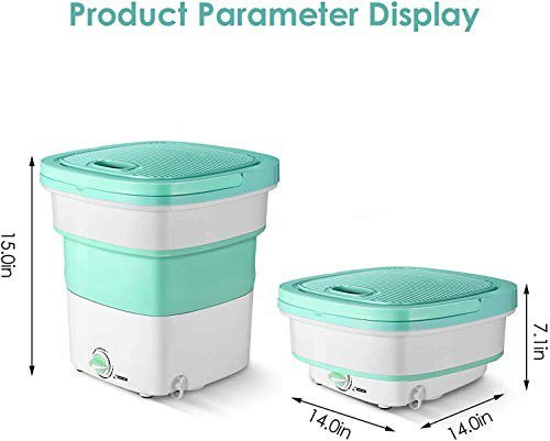 Mini Ultrasonic Washing Machine | Portable & Foldable for Clothes & Small Items