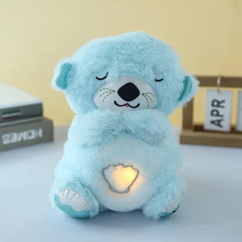Soothing Plush Baby Bear with Breathing & Heartbeat | Sleep Toy with Music & Lights (25cm)