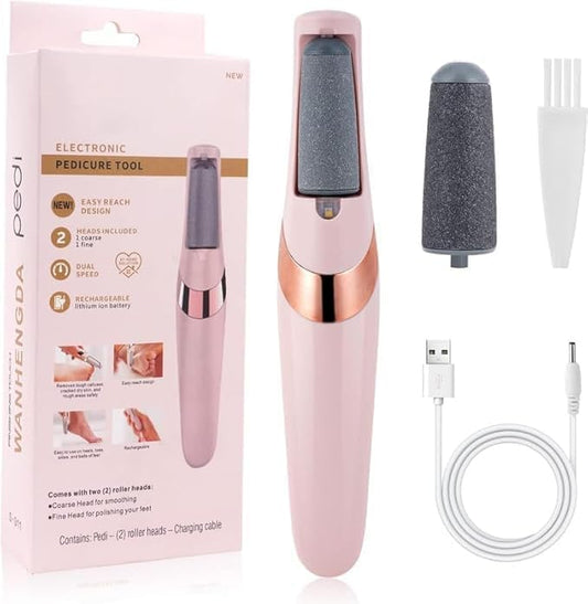 Rechargeable Electric Foot Pedicure Device – Callus Remover & Electronic Foot File (For Dry, Hard & Dead Skin)