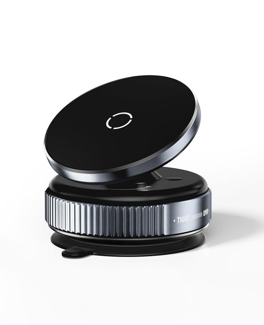Magnetic Phone Holder for Car & Desk | Strong Vent Clip Mount with Universal Compatibility