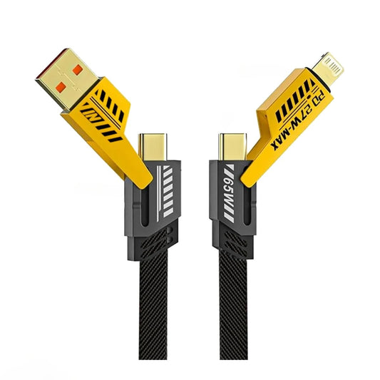 3-in-1 Fast Charging & Data Transfer Cable (Type-C / Micro USB / Lightning)