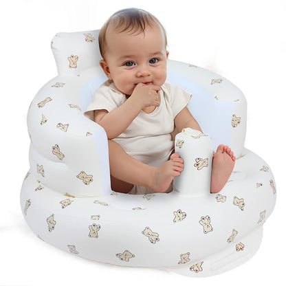 Inflatable Baby Sofa Chair | Toddler Lounger with Back Support | Portable Infant Seat for Indoor & Outdoor Use