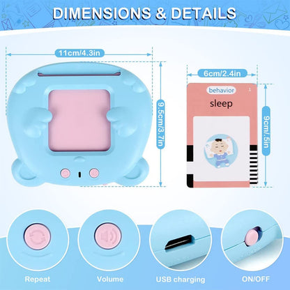 Talking Flash Cards for Toddlers - 224 Sight Words Learning Toy | Interactive Preschool Gift for Kids Ages 2-5