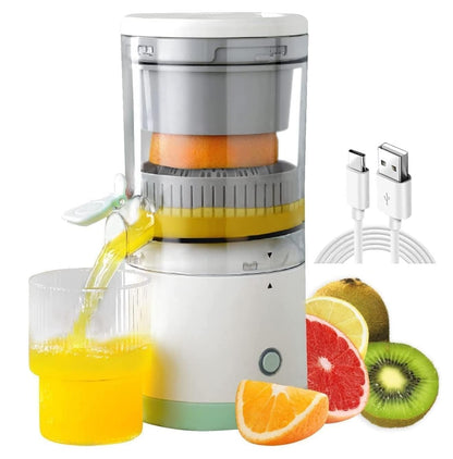 Electric Citrus Juicer Machine | Automatic Wireless Orange & Lemon Squeezer with Large Pulp-Free Pitcher