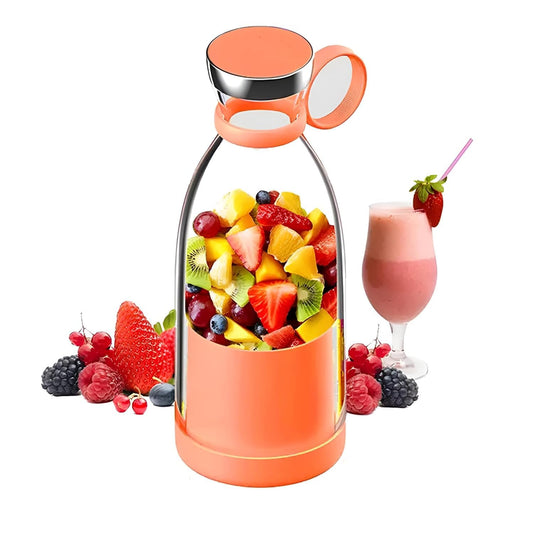 Rechargeable Electric Bottle Juicer | Portable USB Fruit Squeezer | On-the-Go Juice Extractor