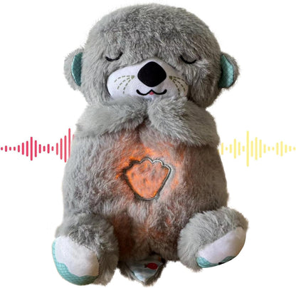 Soothing Plush Baby Bear with Breathing & Heartbeat | Sleep Toy with Music & Lights (25cm)