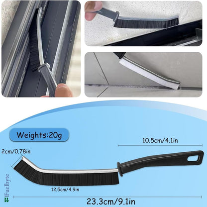 2-in-1 Extendable Cleaning Brush Set | Telescopic Scrubber for Bathroom, Tile, & Car | Multipurpose Corner Cleaner