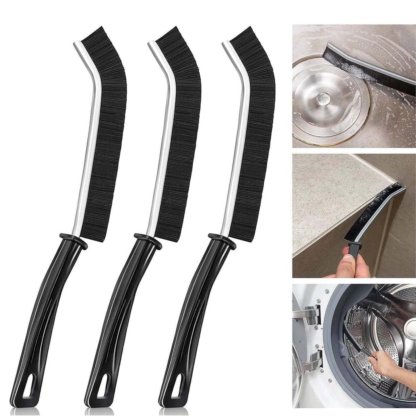 2-in-1 Extendable Cleaning Brush Set | Telescopic Scrubber for Bathroom, Tile, & Car | Multipurpose Corner Cleaner