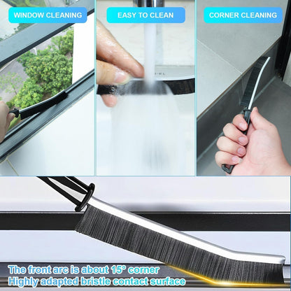 2-in-1 Extendable Cleaning Brush Set | Telescopic Scrubber for Bathroom, Tile, & Car | Multipurpose Corner Cleaner